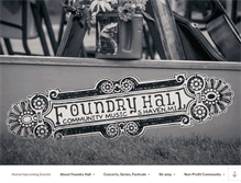 Tablet Screenshot of foundryhall.org